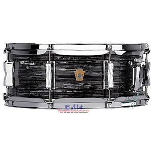 Ludwig Legacy Mahogany "Jazz Fest" Snare Drum - 5.5" x 14" - Vintage Black Oyster